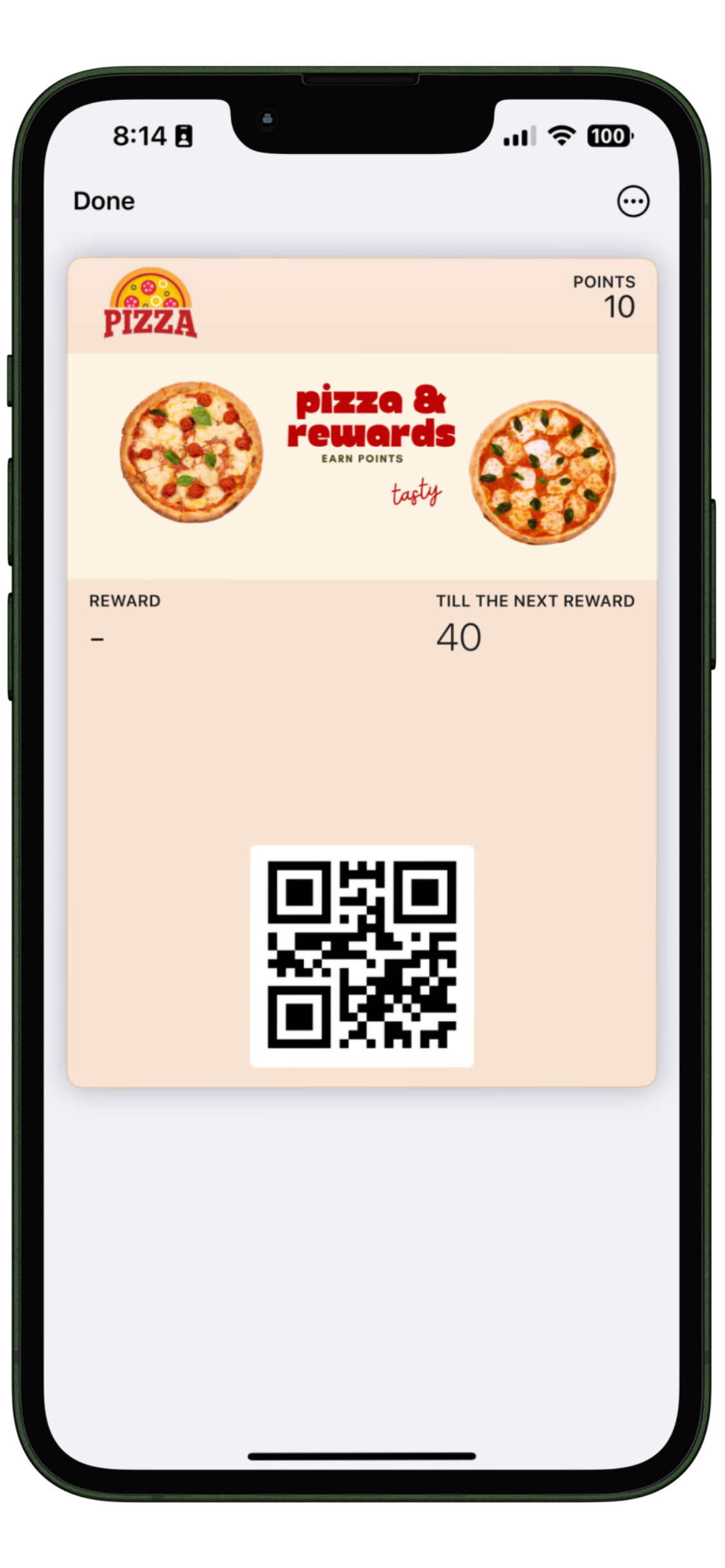 Cashback Card: Delight customers with a Digital Cashback Card. They earn bonus points on spending, displayed directly on the card in their mobile wallet, with customizable tiers for greater rewards.